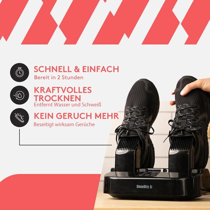 Сушар для взуття Ozone SHOEDRY з озоновою технологією: знищує бактерії та грибок, видаляє неприємні запахи, забезпечує свіжість та чистоту, енергоефективний