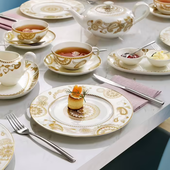 Villeroy & Boch Piemont Tableware Set for up to 6 people, 24-piece, Stainless Steel