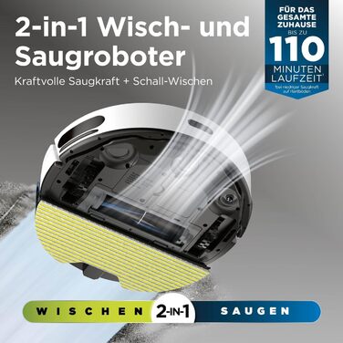 Робот-пилосос Shark Matrix Plus 2-в-1 з функцією миття та станцією самоочищення, самостійно спорожняється, для шерсті тварин, килимів та твердих підлог, 14,5 см (автоматичне спорожнення, білий)
