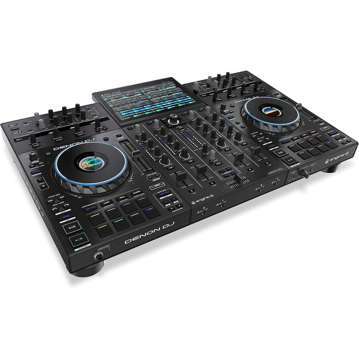 Denon DJ PRIME 4+ - DJ контролер з розділенням STEM, Wi-Fi, сенсорний екран 10.1