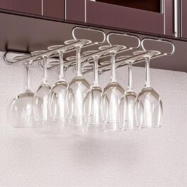 Тримач для келихів вина Forlush (2 шт), металевий, для дому, бару, ресторану