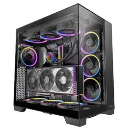 Корпус Antec C8 для RTX 40: двокамерний, з підтримкою 360 мм радіатора, без інструментів, Typ-C, високий повітряний потік