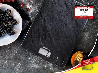 Кухонні ваги Soehnle Page Compact білі, цифрові ваги до 5 кг, LCD дисплей, функція тарування