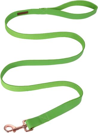 Елегантний шкіряний нашийник та поводок для собак - міцний аксесуар для маленьких собак, зелений (1 шт.)