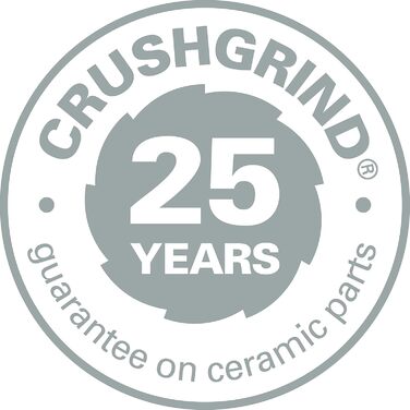 Млин для солі та перцю CrushGrind Stockholm 168мм, порцеляна/горіх