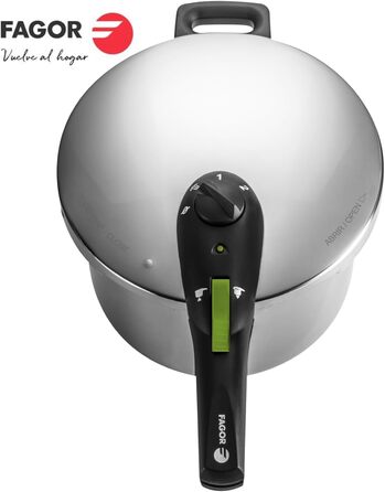 Каструля-скороварка Fagor Rapid Xpress 6 л, індукція, нержавіюча сталь 18/10, для всіх типів плит, з термодифузором, 2 режими тиску, 5 систем безпеки