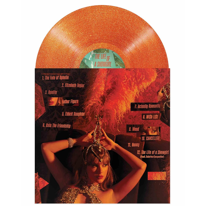 The Life of a Showgirl: Sweat and Vanilla Perfume Portofino Orange Glitter LP – Вінілова платівка