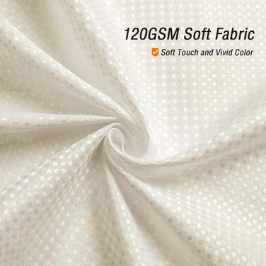 Душовий завіс Gibelle Extra Long 183x213 см, вафельний малюнок, текстиль, водонепроникний, для прання, фіолетовий (слонова кістка)