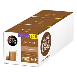 Капсули для кави NESCAFÉ Dolce Gusto Café au Lait, 300 г (набір 3х30 капсул)