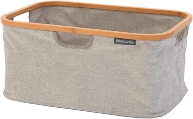 Складаний кошик для білизни Brabantia 40 л, водостійкий, для зберігання іграшок та паперу, органайзер, сірий, багатофункціональний