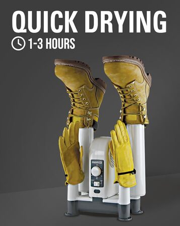 MAXX DRY Unisex-Adult Heavy Duty Boot and Glove Dryer, Gray, One Size