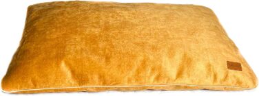 М'який лежак для собак та котів: жовтий, 60x40 см, міцний та комфортний