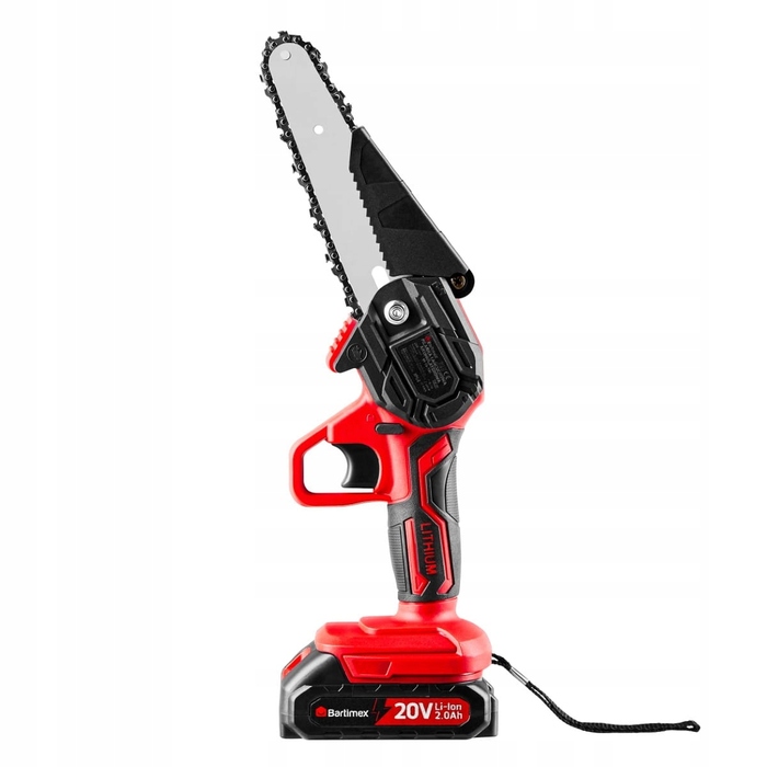 Акумуляторна ланцюгова пила Bartimex 20V 800W, 2 акумулятори по 2,0 Аг