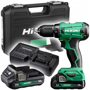 Дриль-шурупокрут Hikoki DS18DA WCZ у кейсі, 2x2,0 Аг, 18 В, 50 Нм