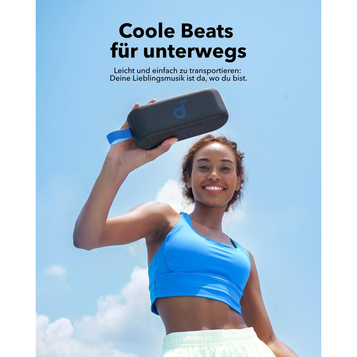 Soundcore Select 3: Портативна Bluetooth колонка з потужним звуком, BassUp™ та IPX7 захистом