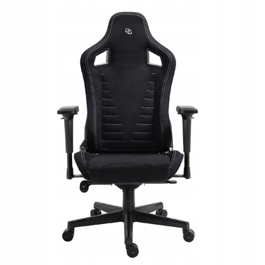 Ігрове крісло Delagear G 808, чорне, оббивка з тканини