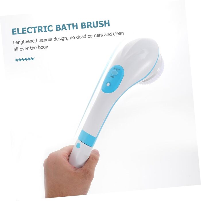 1Satz Elektrische Badebürste Mit Rotierender Bürste Multifunktionale Rückenmassage Und Gesichtswaschbürste Für Sanfte Hautreinigung Und Massage Für Entspannende Duscherlebnisse