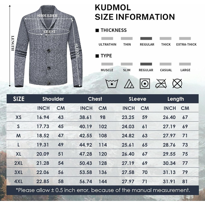 Чоловічий в'язаний пуловер з коміром-стійкою, однорядний, стильний в'язаний жакет для осені та зими (темно-сірий, S)