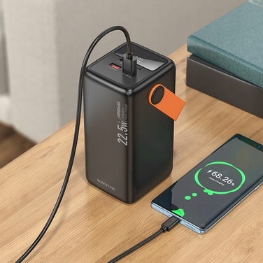 Повербанк Borofone 60000 mAh, чорний
