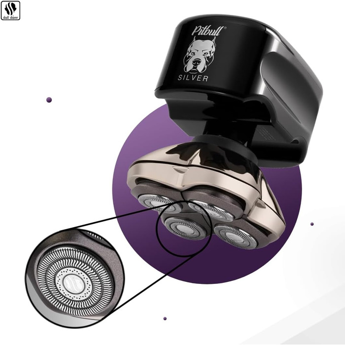 Pitbull Silver PRO – Преміум електробритва для чоловіків, голови та обличчя