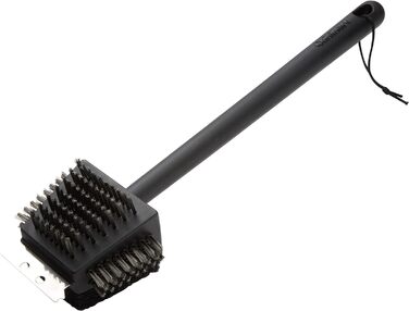 Cuisinart CCB-100 Grill Cleaning Brush with 3 Bristles (4-in-1 Grill Cleaning Brush with Stainless Steel Wire Bristles)