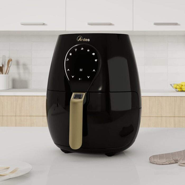 Фритюрниця Ardes Eldorada Maxi AR1K33 - 5л, чорна, з цифровим дисплеєм та таймером