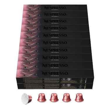 Кава Nespresso Original Colombia: 100 капсул арабіки середнього обсмаження з Колумбії для еспресо та лунго | Сумісна з капсульними машинами Nespresso Original