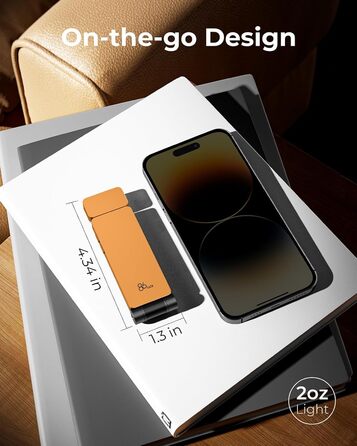 Ліхтарик для читання 86lux з кліпсою, акумуляторний LED, 3 режими освітлення, диммер, для книги, дітей (Помаранчевий)