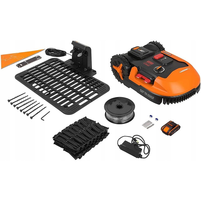 Робот-газонокосарка WORX Landroid PLUS WR147E.1 для ділянок до 1000 м² з WiFi