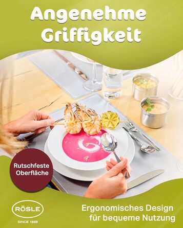 RÖSLE ELEGANCE Cutlery Set for 6 People – 30-Piece Highly Polished Stainless Steel 18/10 Cutlery Set – Premium Cutlery, Dishwasher-Safe Cutlery in an Elegant Gift Box, 30-Piece Dinner Cutlery Set