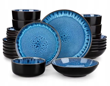 Обідній сервіз VANCASSO PLAYA, набір на 6 осіб, 24 предмети