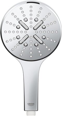 Душова лійка GROHE Vitalio SmartActive 150, водозберігаюча, 9 л/хв (ручна, 3 режими, Antikalk, універсальний під'єднання, хром, 130 мм)