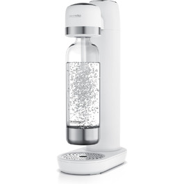 Arendo Soda Maker - Газова вода вдома: приготуйте газовану воду без цукру та барвників! Сумісний з CO2 балонами 60 л, пляшка 1000 мл, BPA free