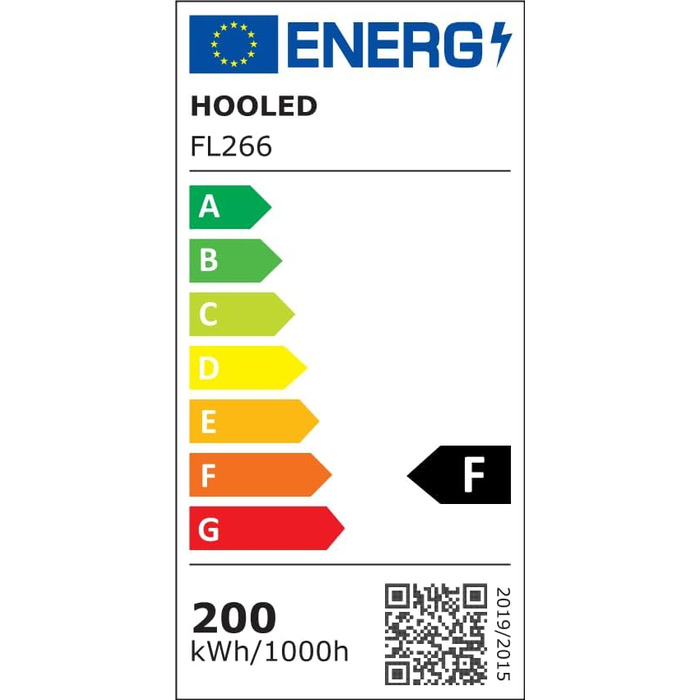 Світлодіодний прожектор HOOLED 100W, 10000лм, 6500K, IP65, для вулиці, саду та тераси, водонепроникний, CRI80+, потужне LED освітлення (2 шт, 200W)