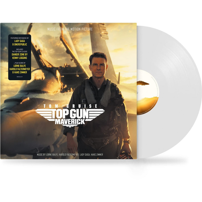 Top Gun: Maverick (Топ Ган: Меверік) – Вінілова платівка LP, Білий колір