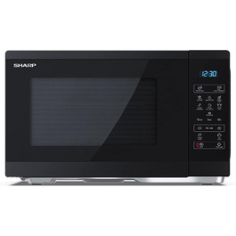 Мікрохвильова піч SHARP YC-MS252AE-B: 25 літрів, 900W, чорна