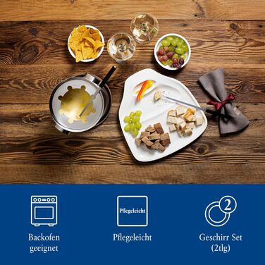 Villeroy & Boch BBQ Passion сковорідка для гриля з ручкою, преміум порцеляна, біла, набір 2 шт.