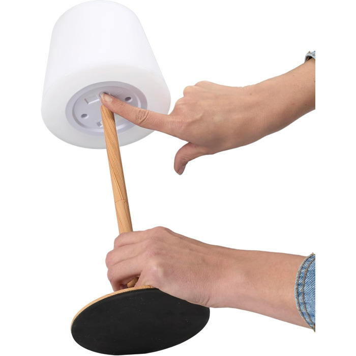 Елегантний торшер HOME DECO FACTORY LA0042 - Сучасний дизайн, м'яке світло, матовий тауп, 25 см