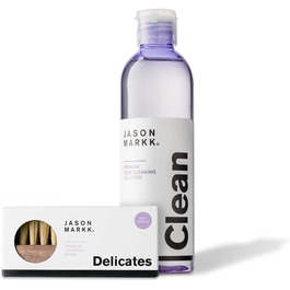 Jason Markk Cleaning Brush and 8oz/236ml Deep Cleaner Set - For cleaning and care of shoes and various materials (8oz + Premium Brush Bundle)