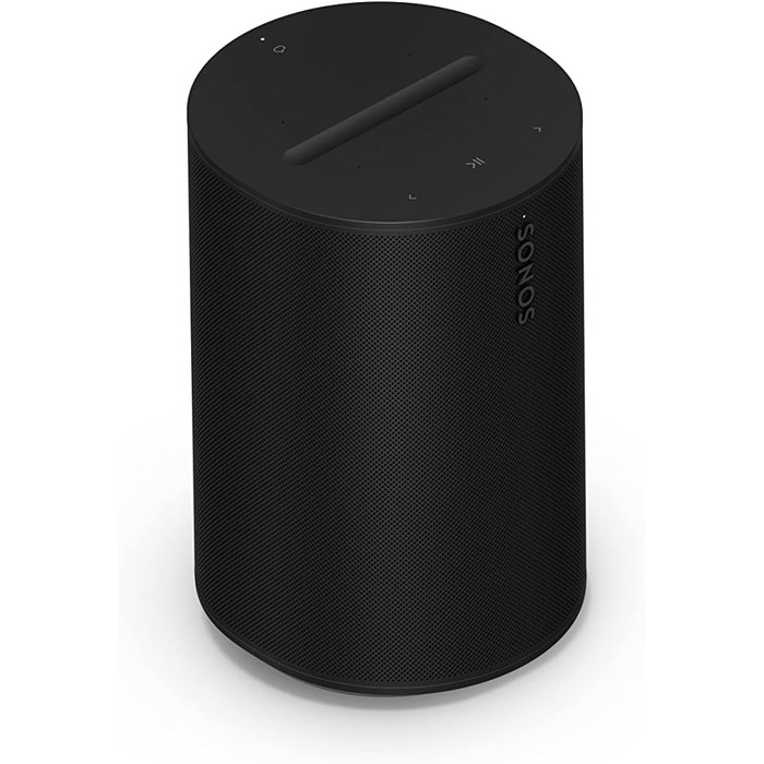 Sonos Era 100: Розумна колонка з Wi-Fi, Bluetooth, Alexa (Чорний, 2 шт., з голосовим керуванням)