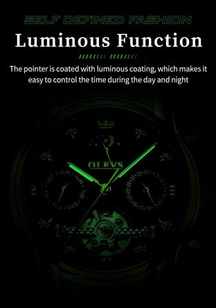 Чоловічий годинник OLEVS Chronograph: водонепроникний, кварцовий, зі сталевим корпусом та підсвіткою циферблата (6678, чорний/золотий/сріблястий)