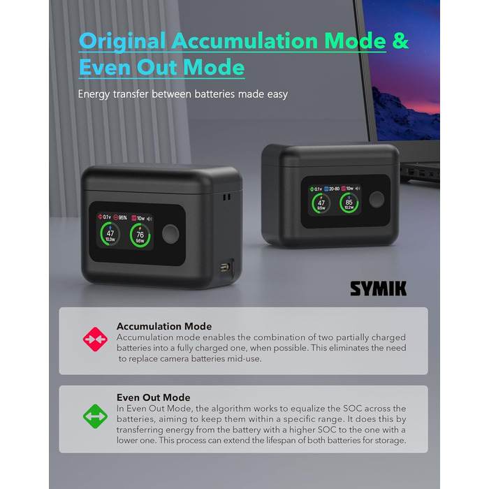 Хаб швидкої зарядки Smart для Insta360 X5, 27W, з LED-індикатором та кабелем