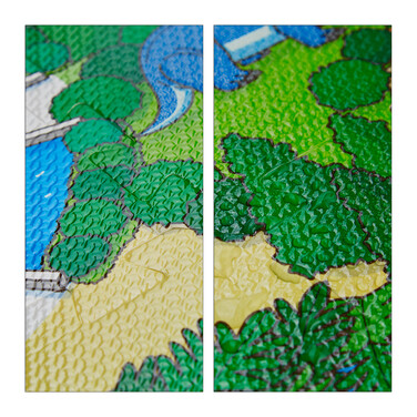 Relaxdays Dinosaur Puzzle Mat