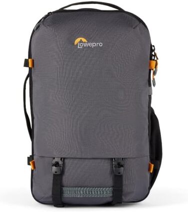 Рюкзак для камери Lowepro Trekker Lite BP 250 (Сірий), з винімним вкладишем, для бездзеркальних камер Sony Alpha 7, з системою кріплення аксесуарів