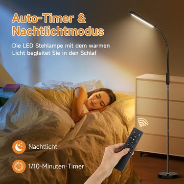 LED лампа настільна для роботи та навчання, 15 режимів, денне світло, 1000LM, регулювання яскравості, багато кольорів