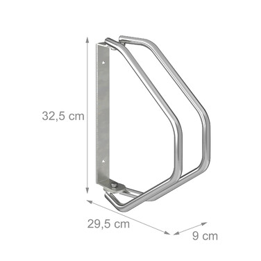 Relaxdays Swivel Bike Rack Wall Mounted Set