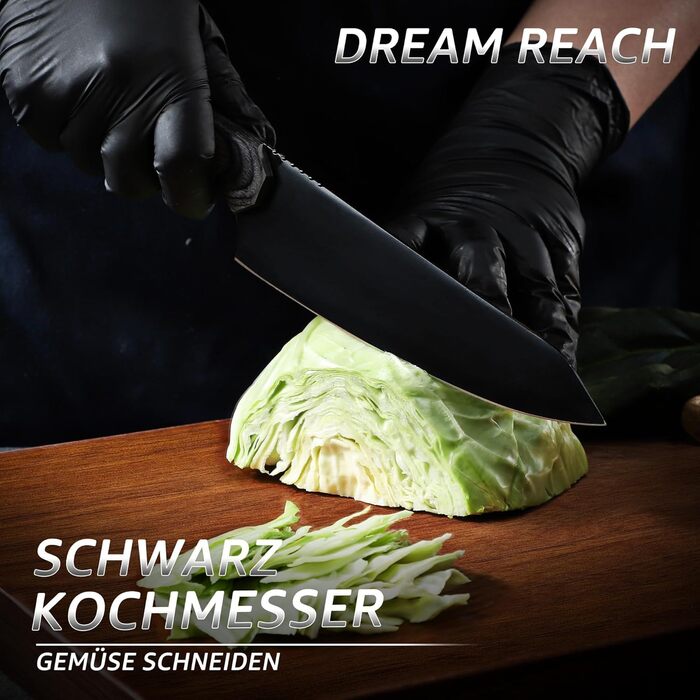 Ніж кухарський Dream Reach - професійний ніж з нержавіючої сталі з ергономічною ручкою для кухні, гриля, подарунок