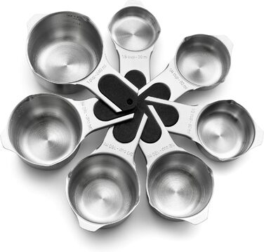 Набір магнітних мірних склянок та ложок Spring Chef (15 шт.) з нержавіючої сталі, BPA-free, для випічки та приготування їжі