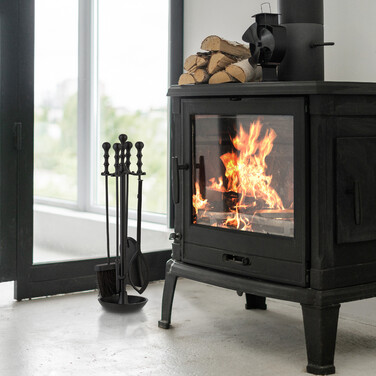 Relaxdays 5-Piece Fireplace Set