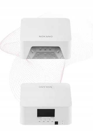 LED+UV лампа для манікюру NOKANO V9 36 Вт, біла